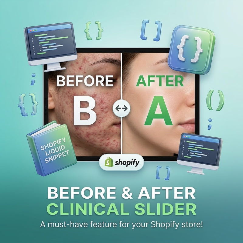 Before & After Clinical Image Slider - Shopify Liquid Snippet