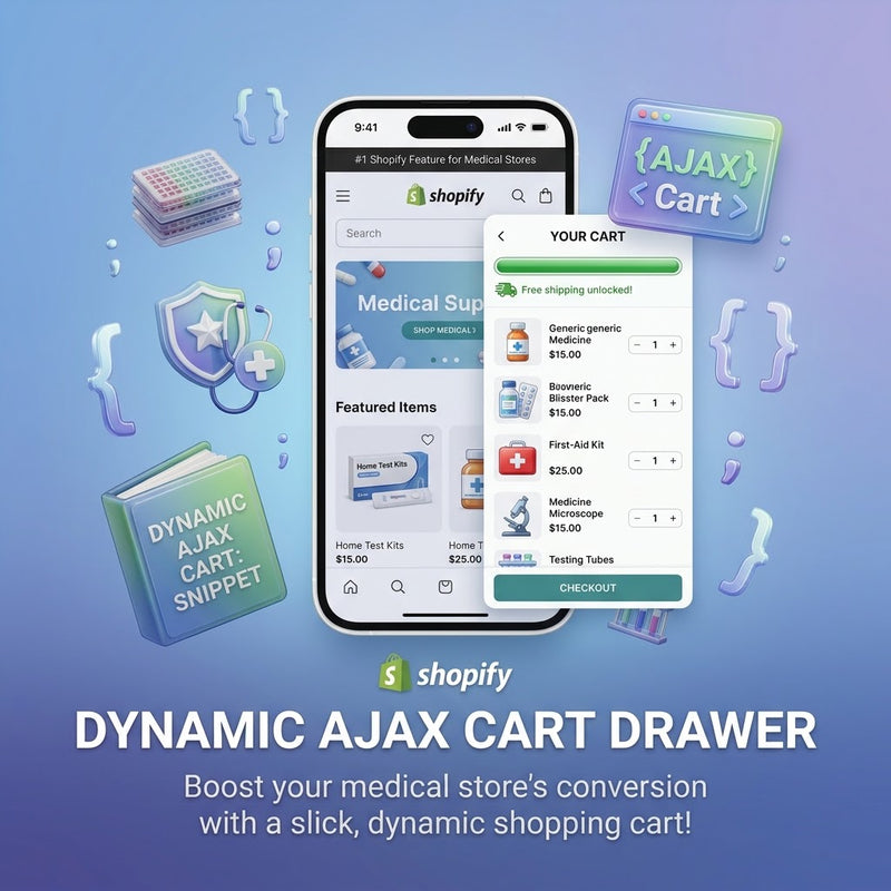 Dynamic AJAX Mini Cart & Slide-Out Drawer - Shopify Liquid Snippet