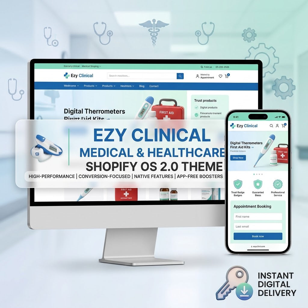 Ezy Clinical - Medical & Healthcare Shopify OS 2.0 Theme
