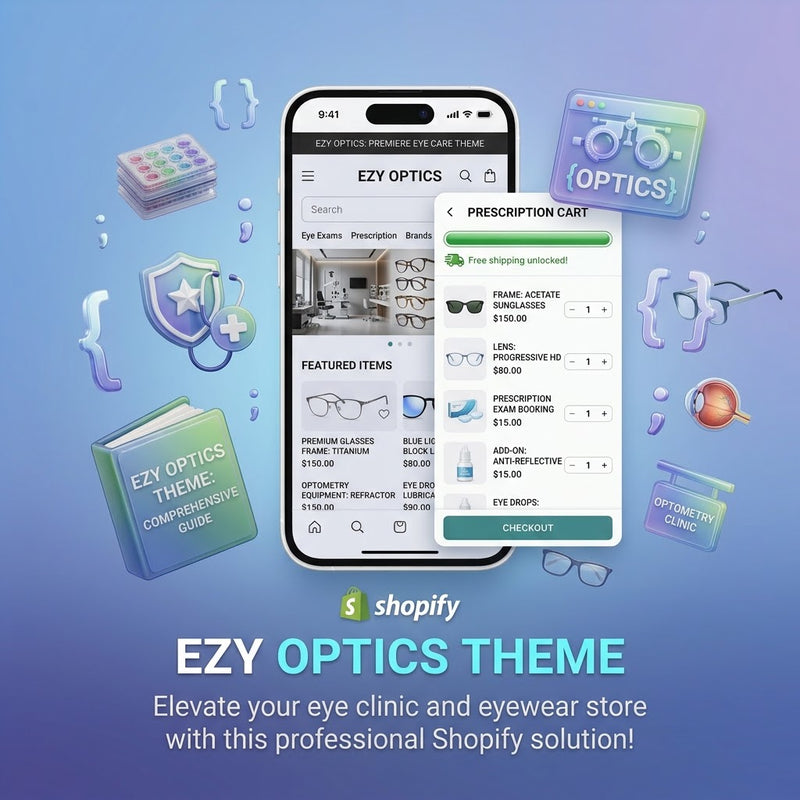 Ezy Optics - Eye Care & Medical Glasses Shopify Theme