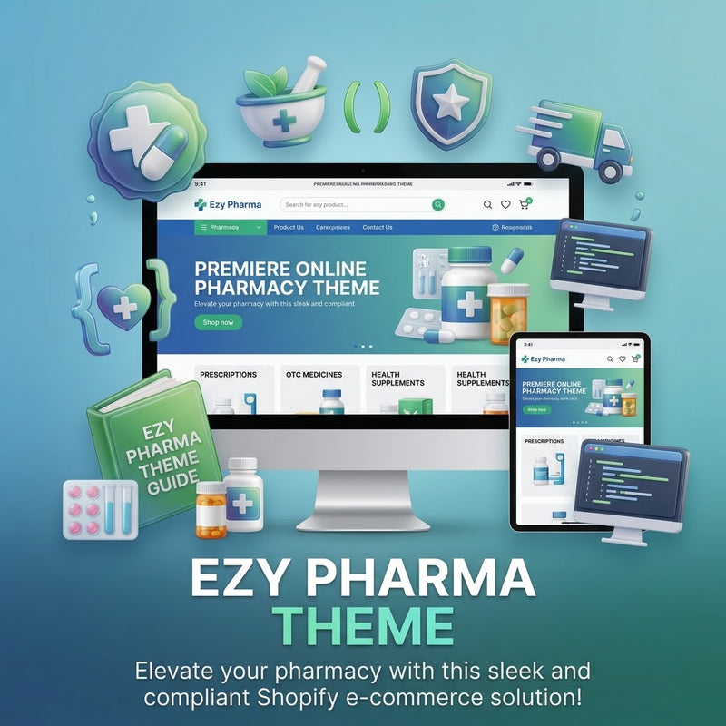Ezy Pharma - Online Pharmacy & Healthcare Shopify Theme