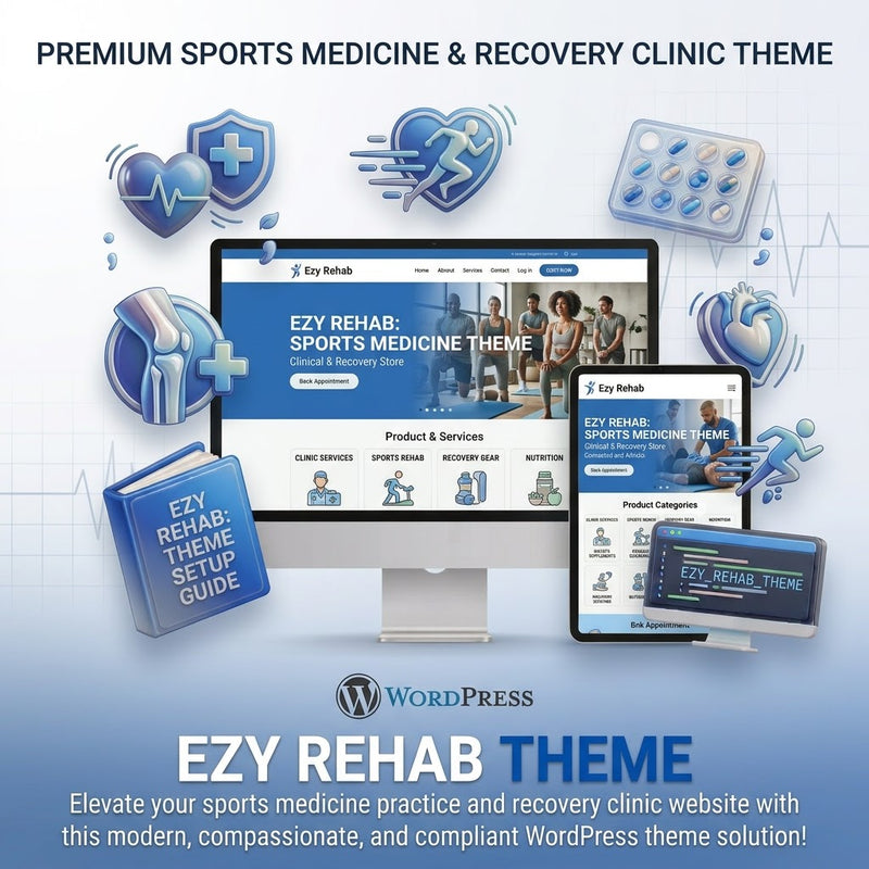 Ezy Rehab - Sports Medicine & Injury Care Healthcare WordPress Theme