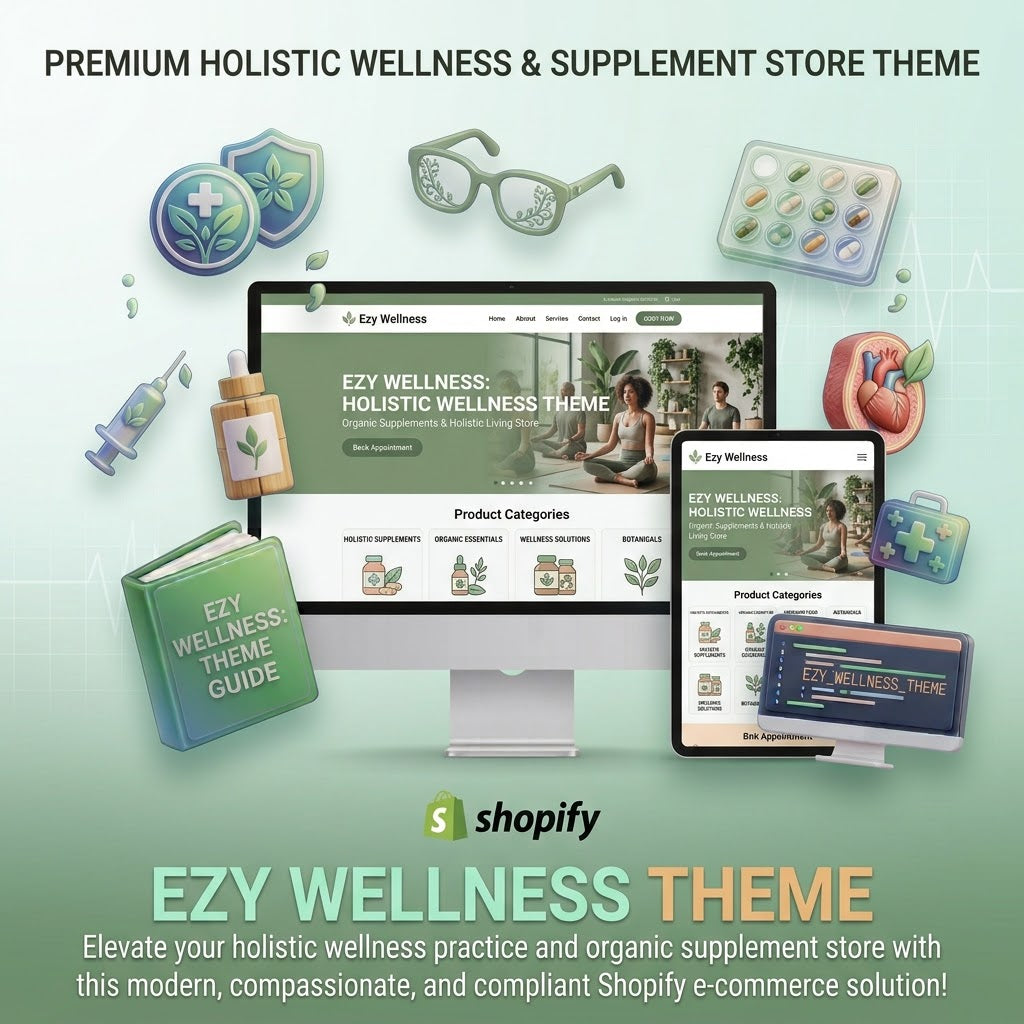 Ezy Wellness - Holistic Health & Wellness Shopify Theme